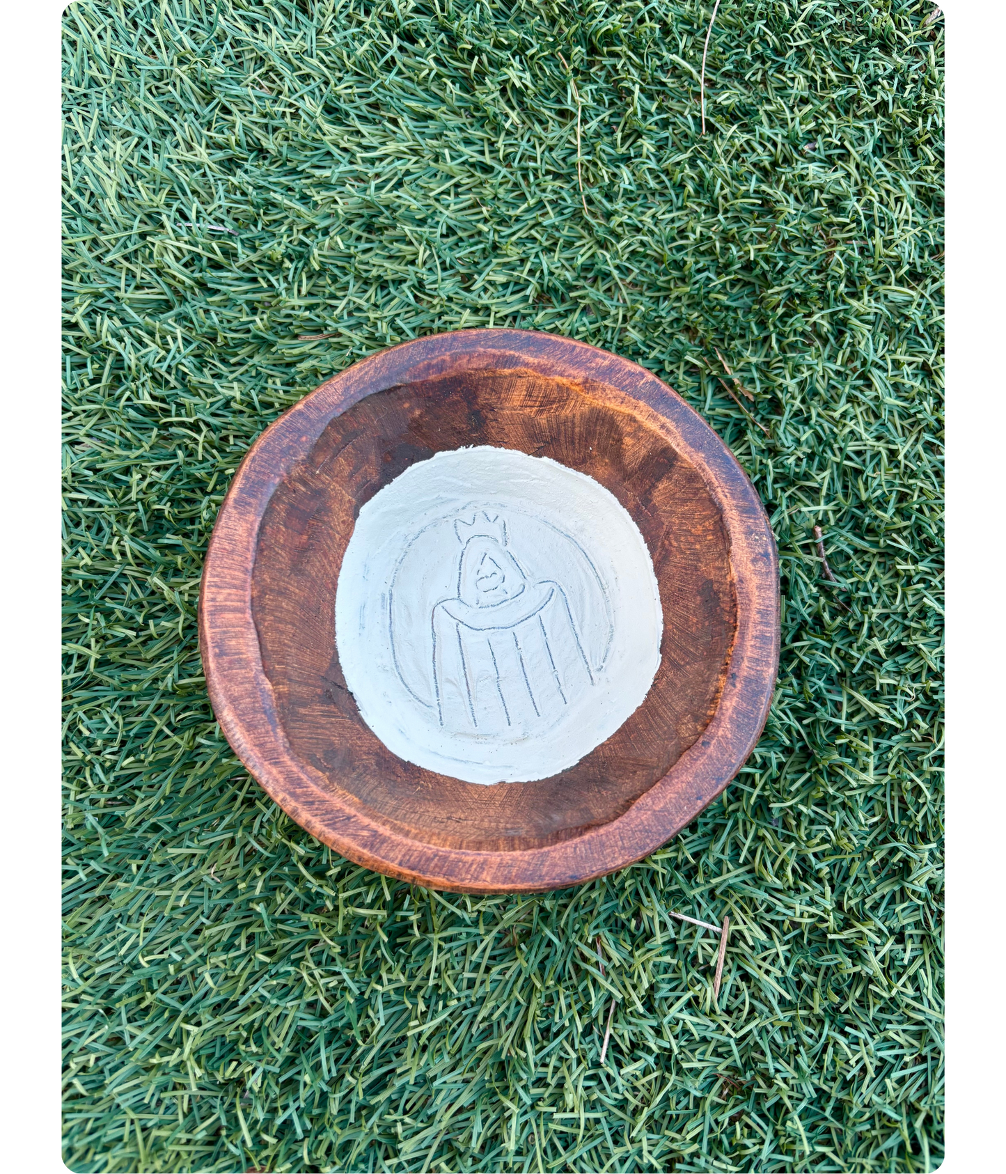 King Jesus Petite Round Dough Bowl