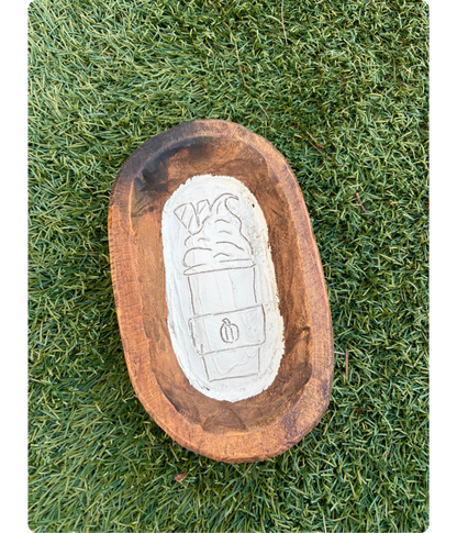 Cozy Coffee Mini Dough Bowl