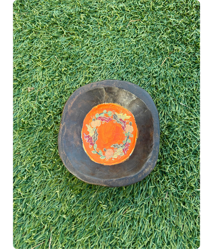 Fall Wreath Petite Round Dough Bowl