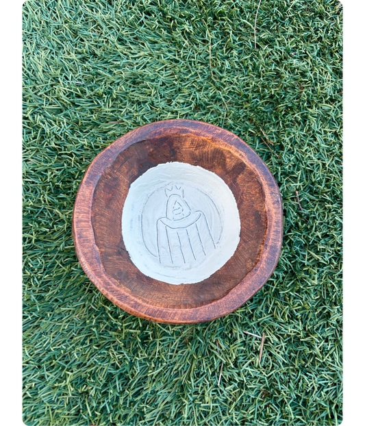 King Jesus Petite Round Dough Bowl