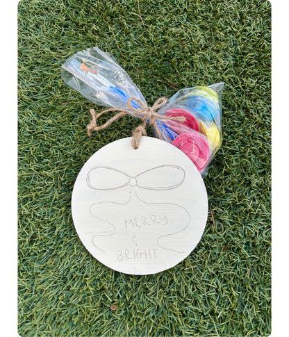 DIY 6" Merry & Bright Ornament