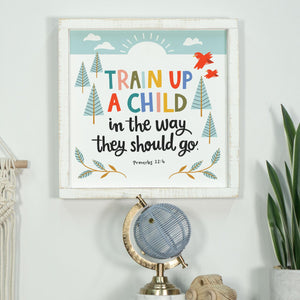 Kids Collection- Train Up a Child Sign