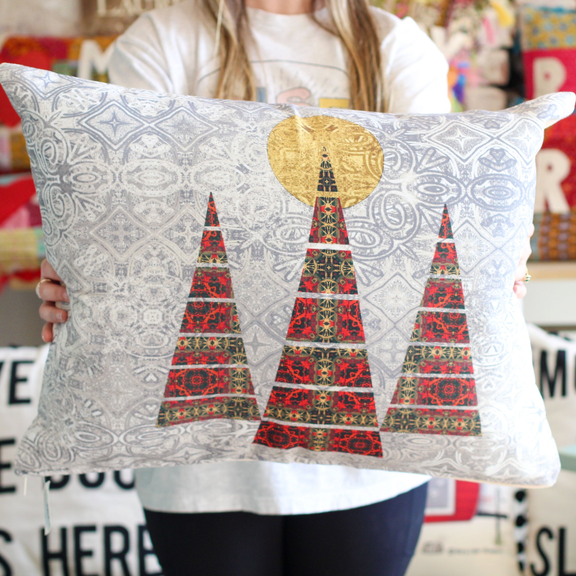 Christmas Trees Pillow