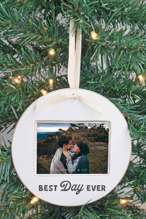 Farmhouse Wedding Collection- 6x6" Frame Ornament