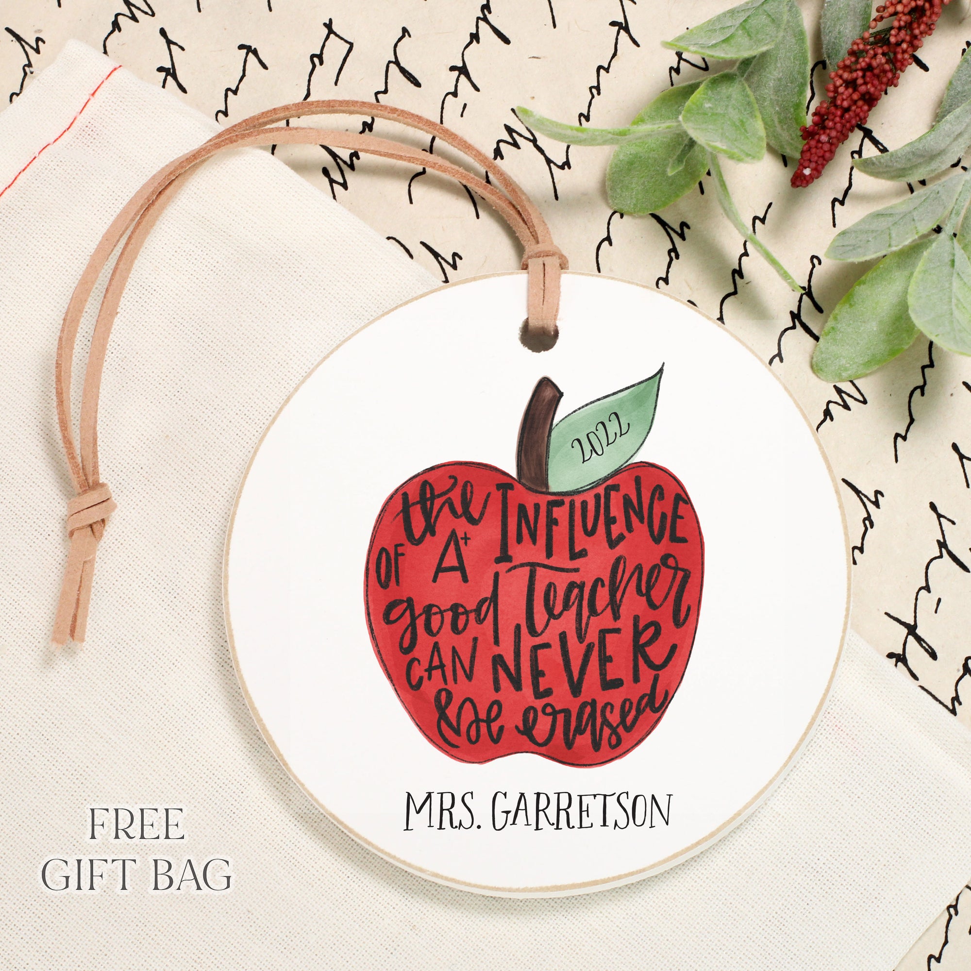 Customizable Ornament | Influence of a Good Teacher