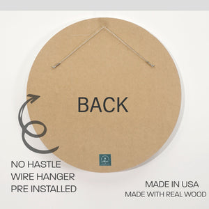 Custom Round Sign | Tiny House