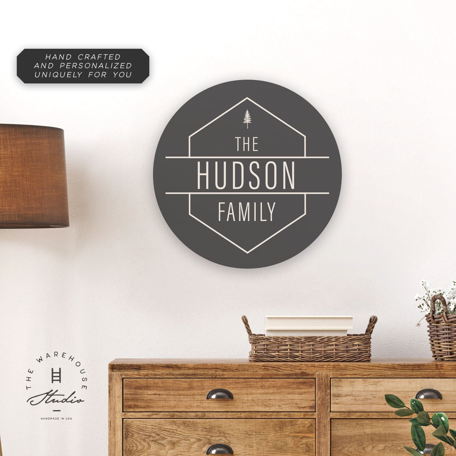 Custom Round Sign | Tiny House