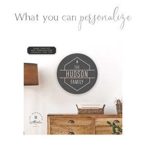 Custom Round Sign | Tiny House