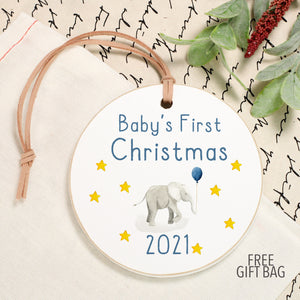 Baby's First Christmas | Elephant