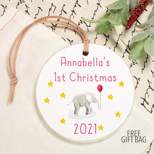 Baby's First Christmas | Elephant