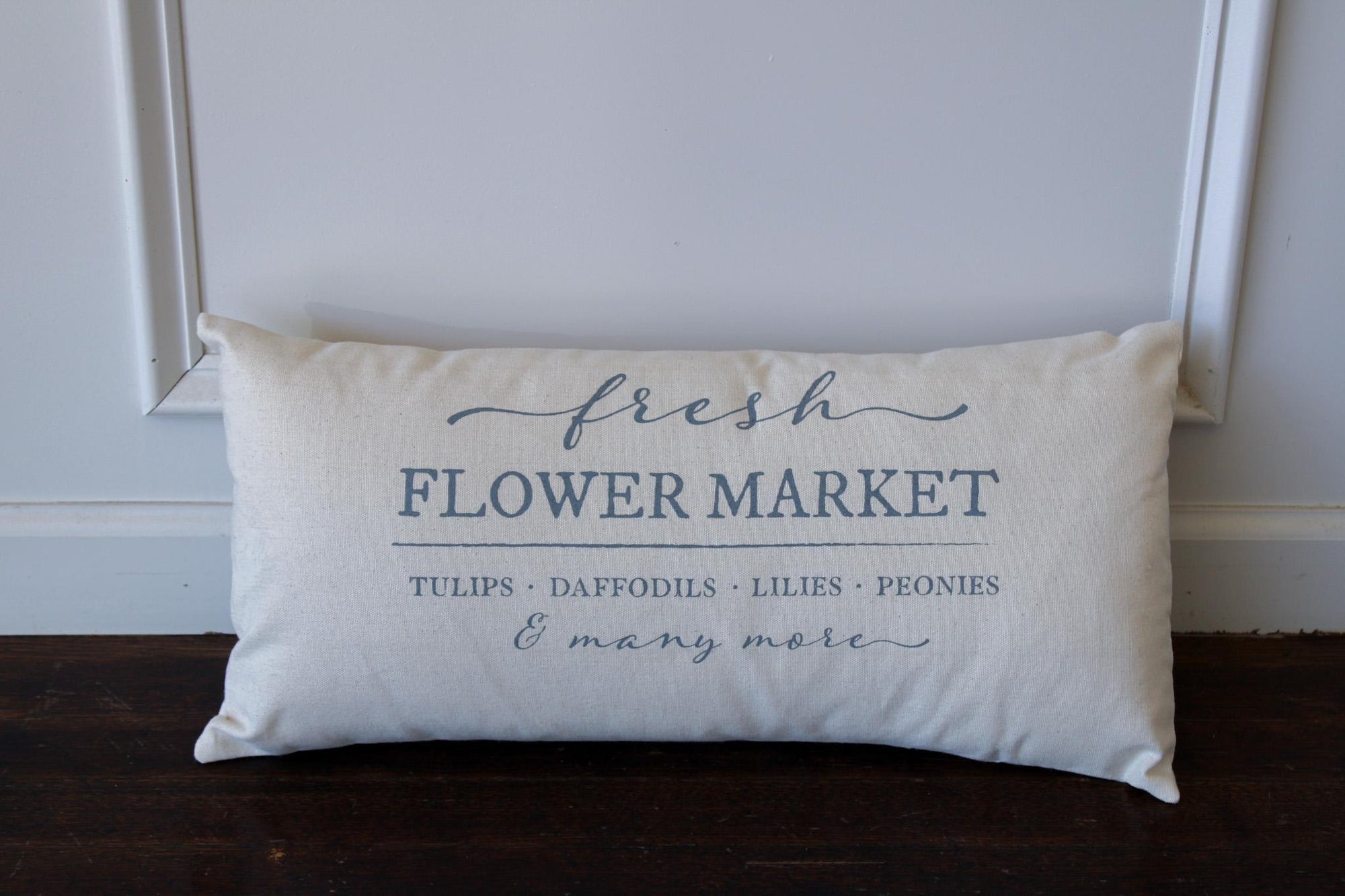 Flower Market Collection- Fresh Flower Market Lumbar Pillow