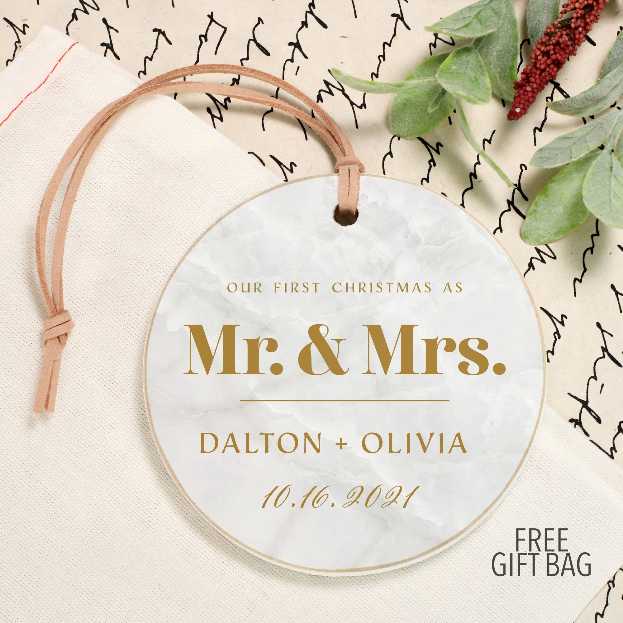 Our First Christmas as Mr. and Mrs.