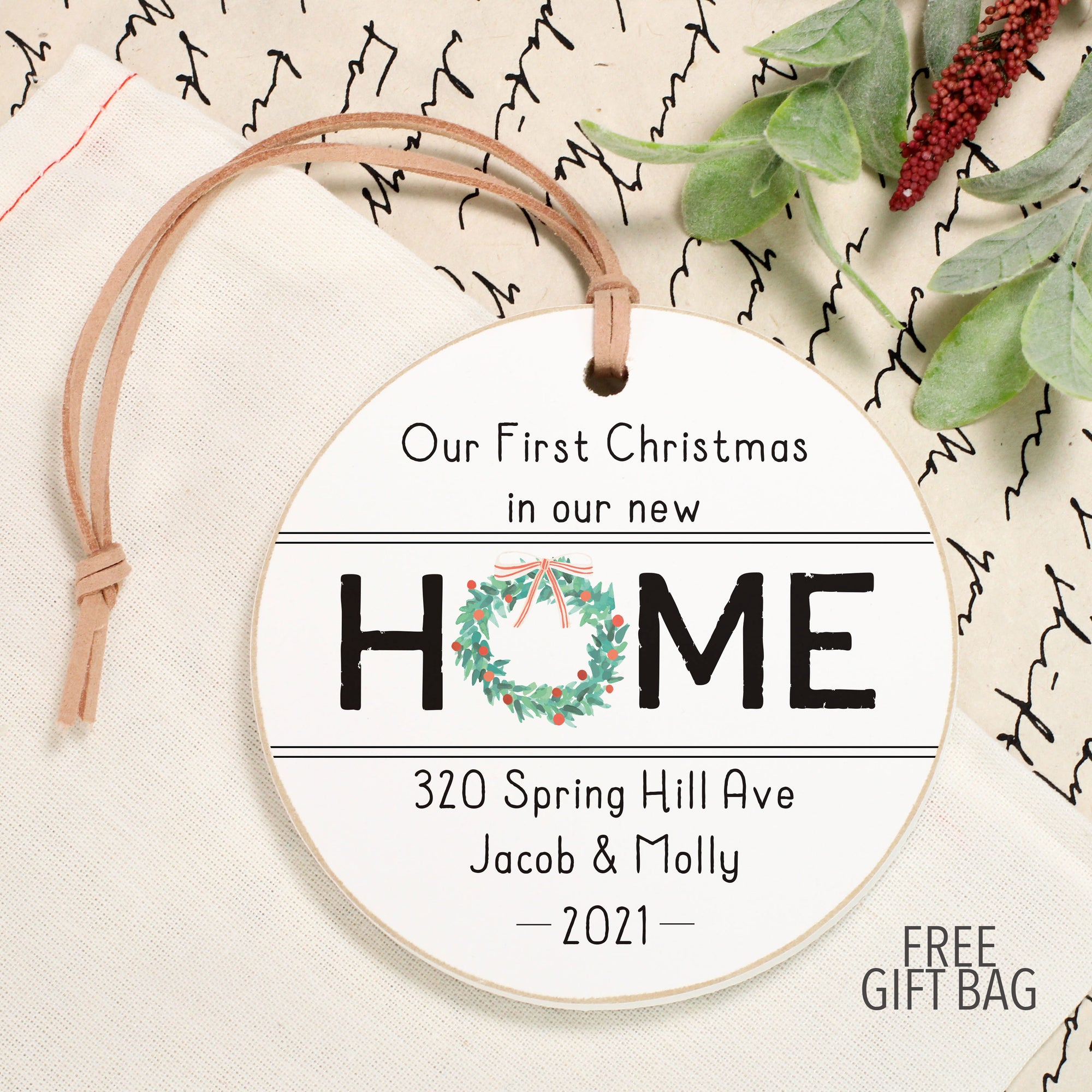 Our First Home Wreath